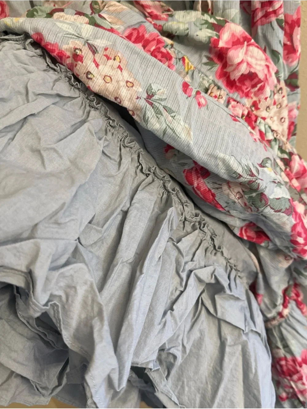 Ralph Lauren Girls Dress Size 8 Floral Layered Cottagecore Birthday Event